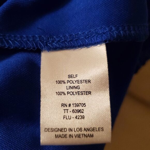 Love Nickie Lew Blue Soutache Lace Skater Mini Dress (size 6 women's/9 juniors) - Picture 15 of 16